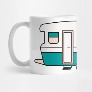 Retro Caravan Camping Trailer Mug